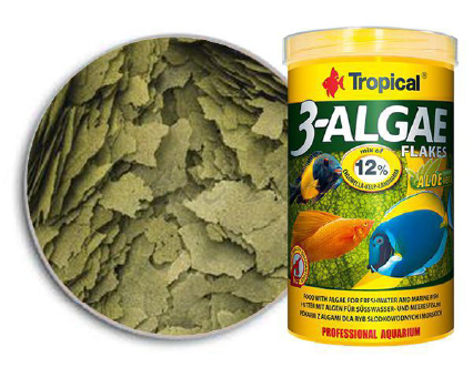 Suché krmivo 3-Algae flakes